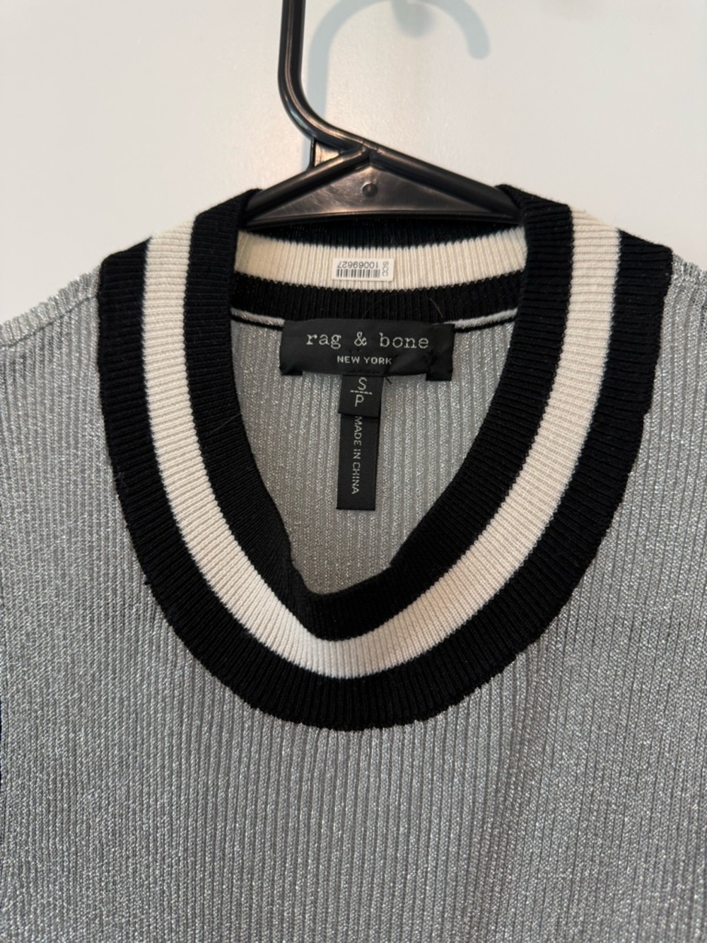 Rag & Bone Priya Metallic Tank Top - Picture 3 of 4